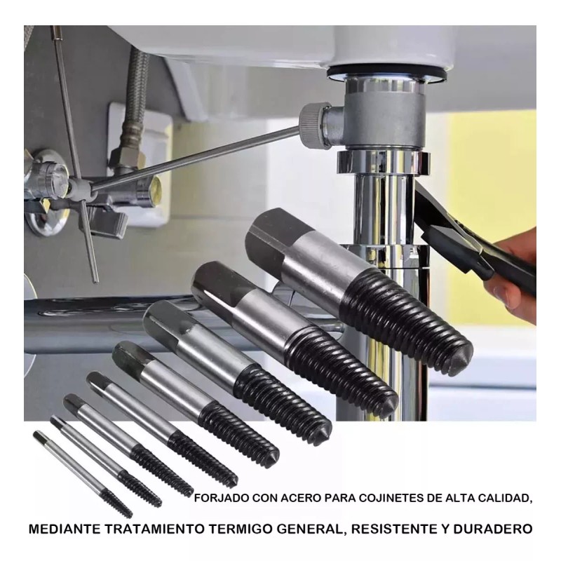 Generic 8 Piezas Rotas Dañadas Tubo De Agua Extractor Extractor