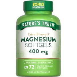 Nature Truth Suplemento Magnesio 400 Por Cápsula Cápsulas Meses