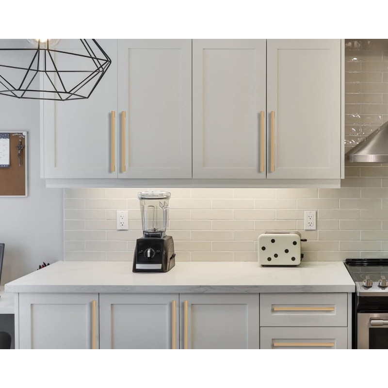 Asidrama 6 Pack 9 Inch(228mm) Hole Centers Champagne Bronze Kitchen