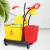 Mop Buckets Wheels Replacement Set of 8, 3 Inch Non-Marking