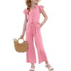 GRACE KARIN Pink Romper for Teen Girls Size 12-14 Button