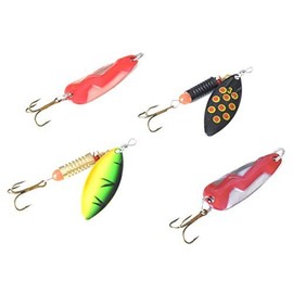 ELBFANG Blinker Spinner Set Fishing Set Artificial Bait Bass Trout Pike Fishing Bait