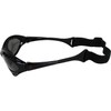 Hurricane Eyewear Category-4 Polarized Jet Ski Floating Goggles Black Padded