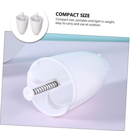 FUNOMOCYA Doughnut Maker 2 Moulds Doughnut Moulds Donuts Pastry Maker Easy to Use Ergonomic Handle Food Grade Pp Material Safe for Family