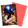 Set of 12 Nativity Scene Advent Calendar Greeting Cards -