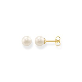 Thomas Sabo H1430 Pearl Stud Earrings Small 925 Sterling Silver, Sterling Silver, Not applicable