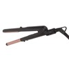 Hair Straightener Black Ergonomic Handle Ceramic Coating Electric Curling Iron
