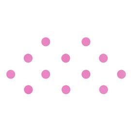 Comet Busters Basic Round Light Pink Velvet Bindis (6 mm) (BIN850)