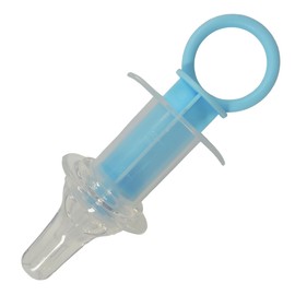 DARA BABY | Dispensador de Medicina Dosificador Bebés y Niños | Material Silicona | Libre de BPA, Práctico y preciso | Compacto y Fácil de Usar | Cuidado Infantil | Seguro y Efectivo (Azul)