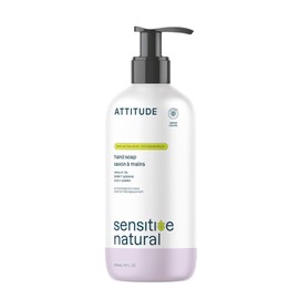 ATTITUDE Sensitive Skin, Hypoallergenic Soothing & Calming Hand Soap, Chamomile, 16 Fluid Ounce