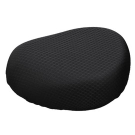 Tissting Universal Saddle Cover, Bicycle Seat Cover, Comfortable Exercise Bike Seat Cushion, Breathable Black Round Head Mesh Bicycle Saddle Cover, Suitable for Outdoor and Indoor Use