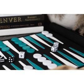 Dragonfly Escape Roll-Up Travel Backgammon Game | Lightweight Roll-up Backgammon Set | Travel Backgammon Sets for Adults | Portable Travel-Size Strategy Board Game for Camping, Backpacking or Beach