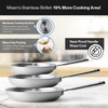 Misen 5-Ply Stainless Steel 10" Frying Pan - Professional Cookware