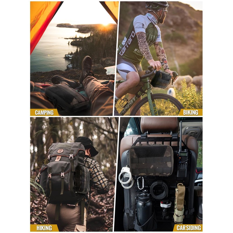 OneTigris MOLLE Pouch, Tactical Admin Pouch Belt EDC Tool Organizer