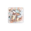 Delhi Deli pastel gold double clip set mixed 44 pieces