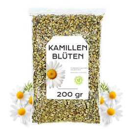 Chamomile Flowers 200 g - Chamomile Tea - Chamomile Flowers Dried - Chamomile Tea Loose - Chamomile Blossom Tea - Whole Chamomile Flowers Dried