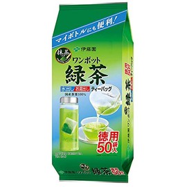 Itoen Green Tea with Matcha Tea Bags, 50 Bags x 2 Packs (100 Total)