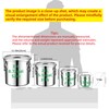 Verdeho stainless steel food storage containers with lids lock clips