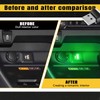 Wuyaoyao 4PCS USB LED Car Interior Atmosphere Lamp, Plug-in USB