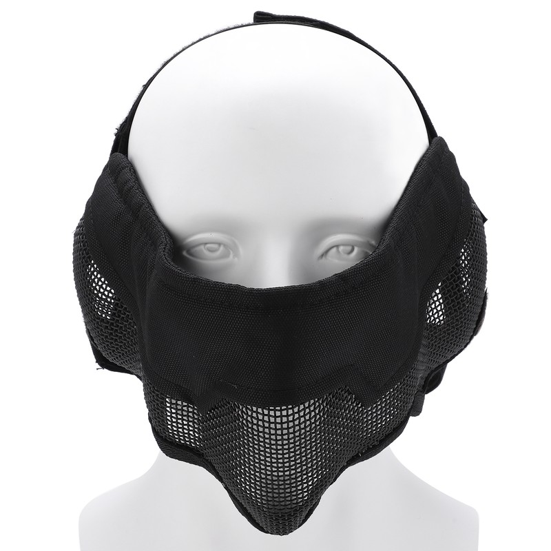 Half Face Mesh Mask Adjustable with Ear Protection Mesh Mask
