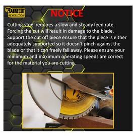 1 x SabreCut SCCSM165_40 165mm 40T x 20mm 16mm Bore Multi-Material Metal Wood Plastic Circular Saw Blade Compatible with Bosch Dewalt Makita Milwaukee and Many Others