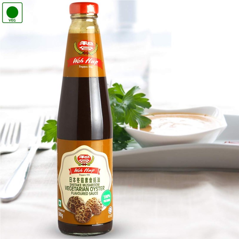 Woh Hup Shiitake Mushroom Vegetarian Oyster Flavoured Sauce- 500 Gm
