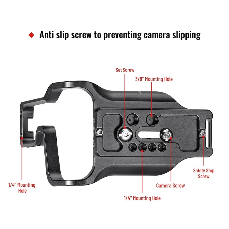 SUNWAYFOTO PNL-Z9 L-Bracket for Nikon Z9 DSLR Arca Swiss Quick