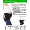 Womens Maternity Belly Band Everyday Support Band Stretch, Non Slip