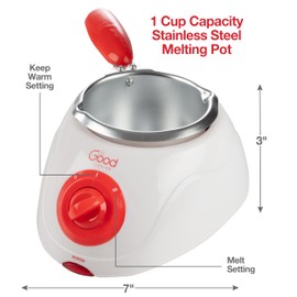 Electric Chocolate Melting Pot Set- XMAS Candy Bar Making or Fondue Fountain Kit w/ 30 Bonus Accessories-Dip, Drizzle & Decorate Strawberries, Marshmallows, Snacks- Holiday Party Appetizers Desserts