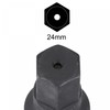 uxcell 24mm Impact Hex Bit Socket, 3/4" Drive 100mm Length