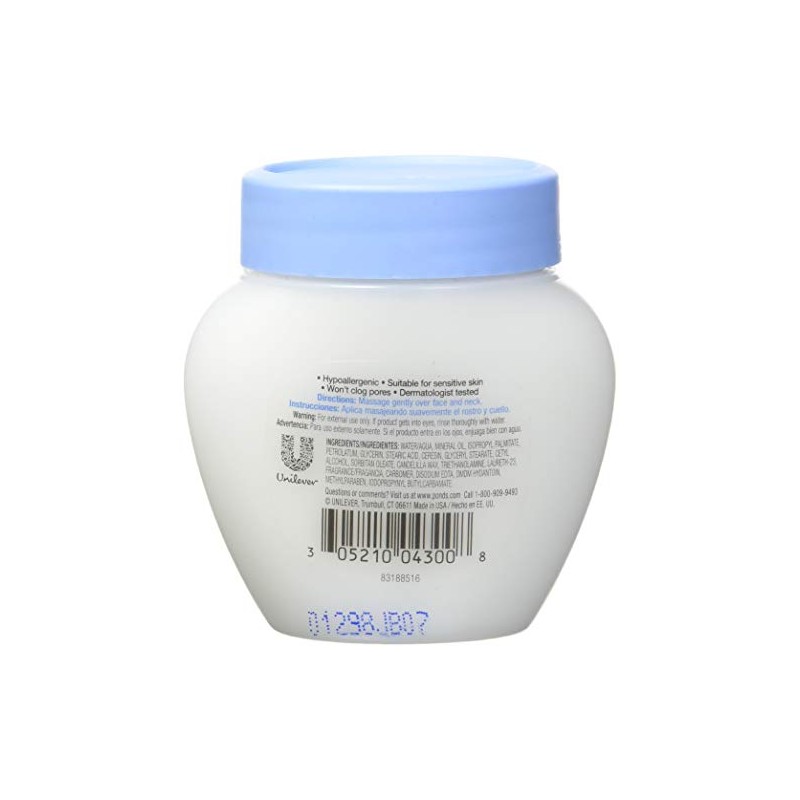 Pond's Ponds Dry Skin Cream - 3.9 Oz 110g