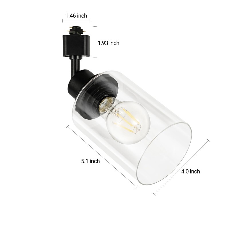 VANoopee H Type Track Lighting Heads E26 Track Light Ceiling