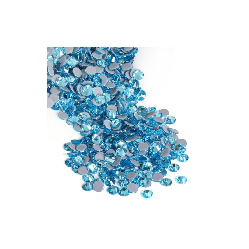 Beadsland Hotfix Rhinestones, 1440pcs Flatback Crystal Rhinestones for Crafts Clothes