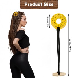 Elastic Dreadlock Hair Tie, Extra Long Dreadlock Accessories for Men & Women, Spiral Loc Hair Ties for Ponytail Holders, Braids, Thick, Curly Hair, Rubber Band for Long Dreads