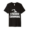 Synchro Swimming Minimalist Sporty Team Premium T-Shirt