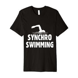 Synchro Swimming Minimalist Sporty Team Premium T-Shirt
