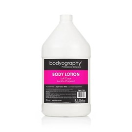 World Amenities Bodyography Body Lotion - 1 Gallon (3.79 L) | Mineral‑Based Hydrating Lotion with Lavender Peppermint | Professional Spa‑Grade Moisturizer