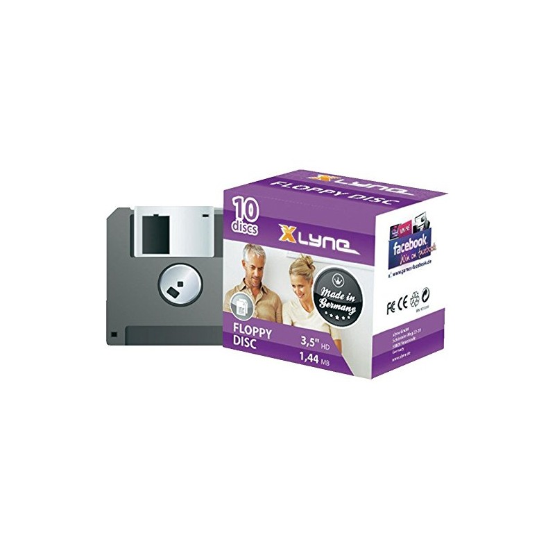 Xlyne Disk 1.44MB Floppy Disc 10-pack