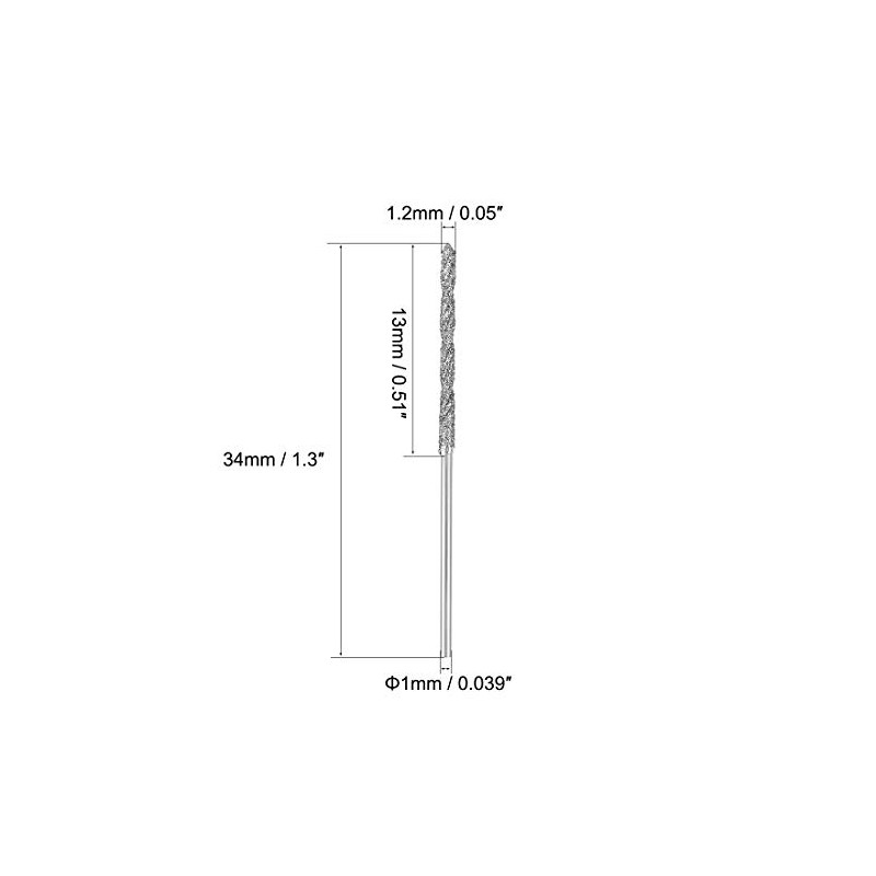 sourcing map Spiral Drill Bits High-Speed Steel HSS 1.2 mm