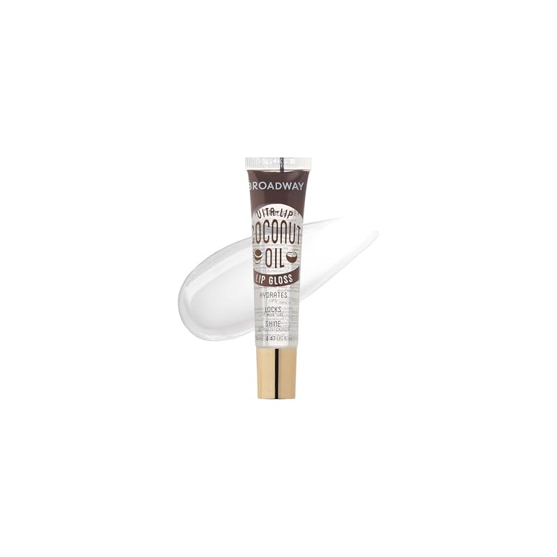 KISS Broadway - Brillo de labios transparente, 14 ml, 12