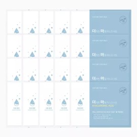 Nature Republic 네이처리퍼블릭 수분 더착한마음 마스크팩 히알루론산 24g 20매, 1개 Nature Republic Hyaluronic Acid Soothing Mask Pack 24g 20 Sheets