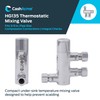 Cash Acme 3/8 Inch HG135 Thermostatic Mixing Valve with Compression