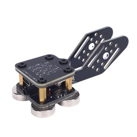 GOWENIC Double Paddle Morse Code Key, Mini CW Automatic Morse Telegraph Key with 4 Nd Magnet Bases 3.5mm Sound Jack Type C Interface for HAM Radio Field Manipulations Portable Setup