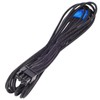 SilverStone Technology Black Sleeved PSU Cable for one PCIe 8pin
