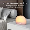 Housbay Sunrise Alarm Clock, White Noise Sound Machine, Cozy Light,