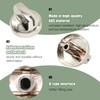 WB03X29300 for GE Gas Stove Knobs Stainless Steel Gas Range