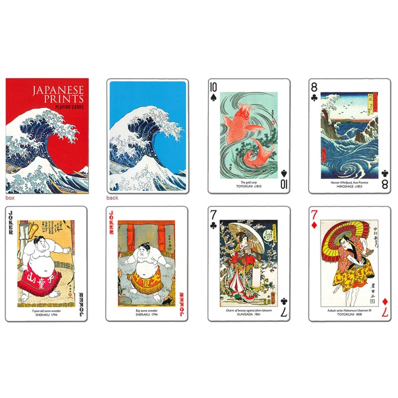 Japanese Print Playing Cards Japanese Prints Playing Cards