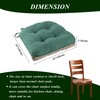 FlyGulls Chair Cushions for Dining Chairs 2 Pack Non Slip
