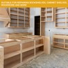 sourcing map 25 Pcs 5mm x 25mm Shelf Pins, Shelf