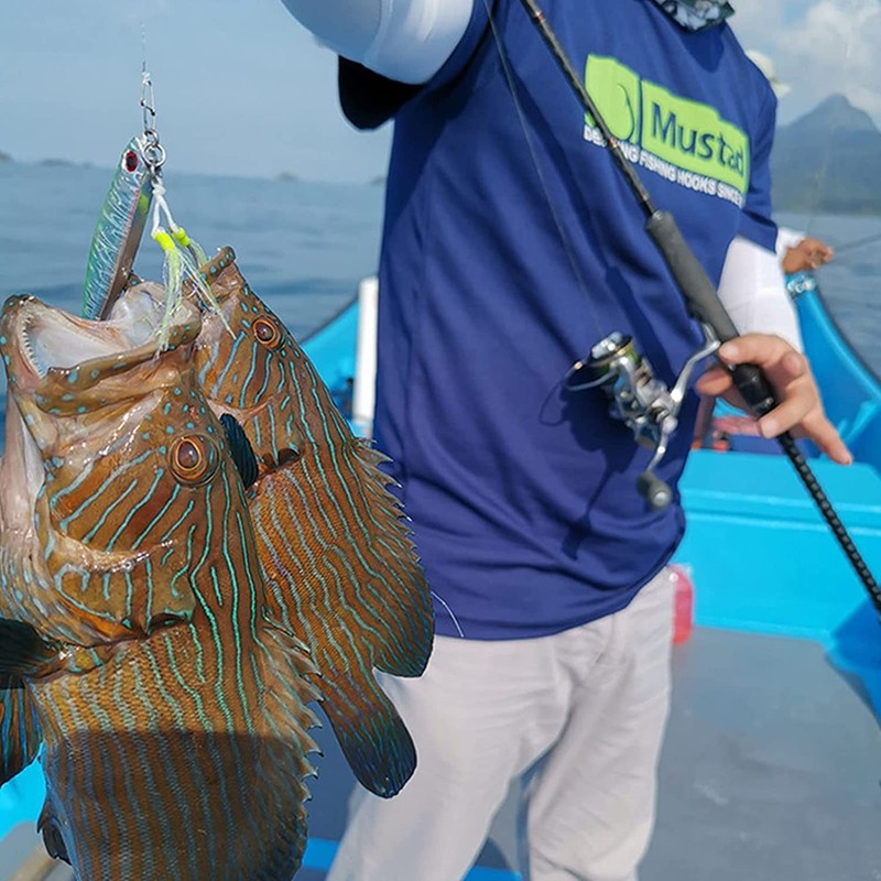 Assist Hook Saltwater for Jigging, High Strength Double Fishing Assist